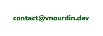 Contact par mail contact@vnourdin.dev